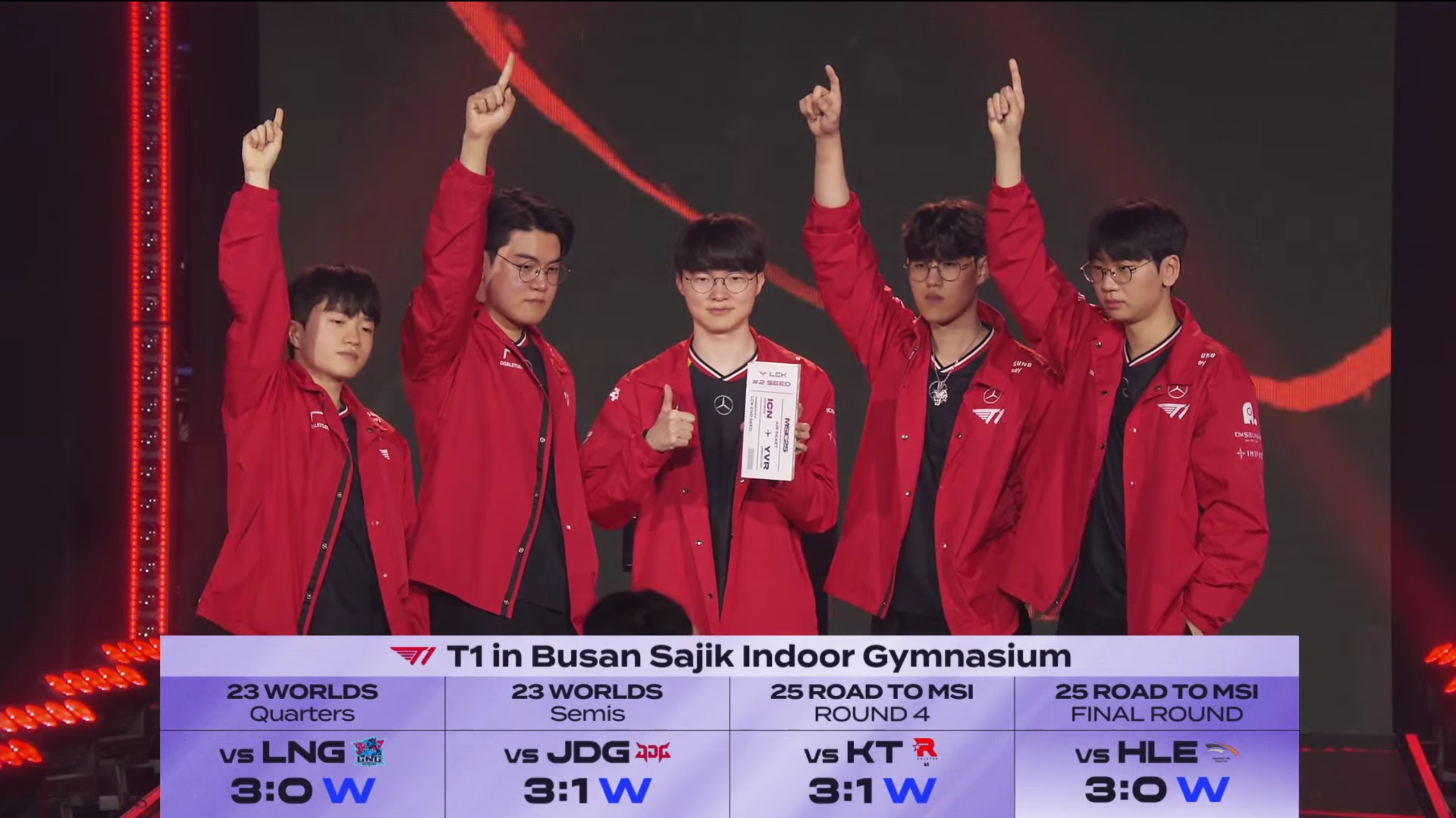 T1碾压BLG，Uzi打出惊人五杀四强赛2:1（首尔）