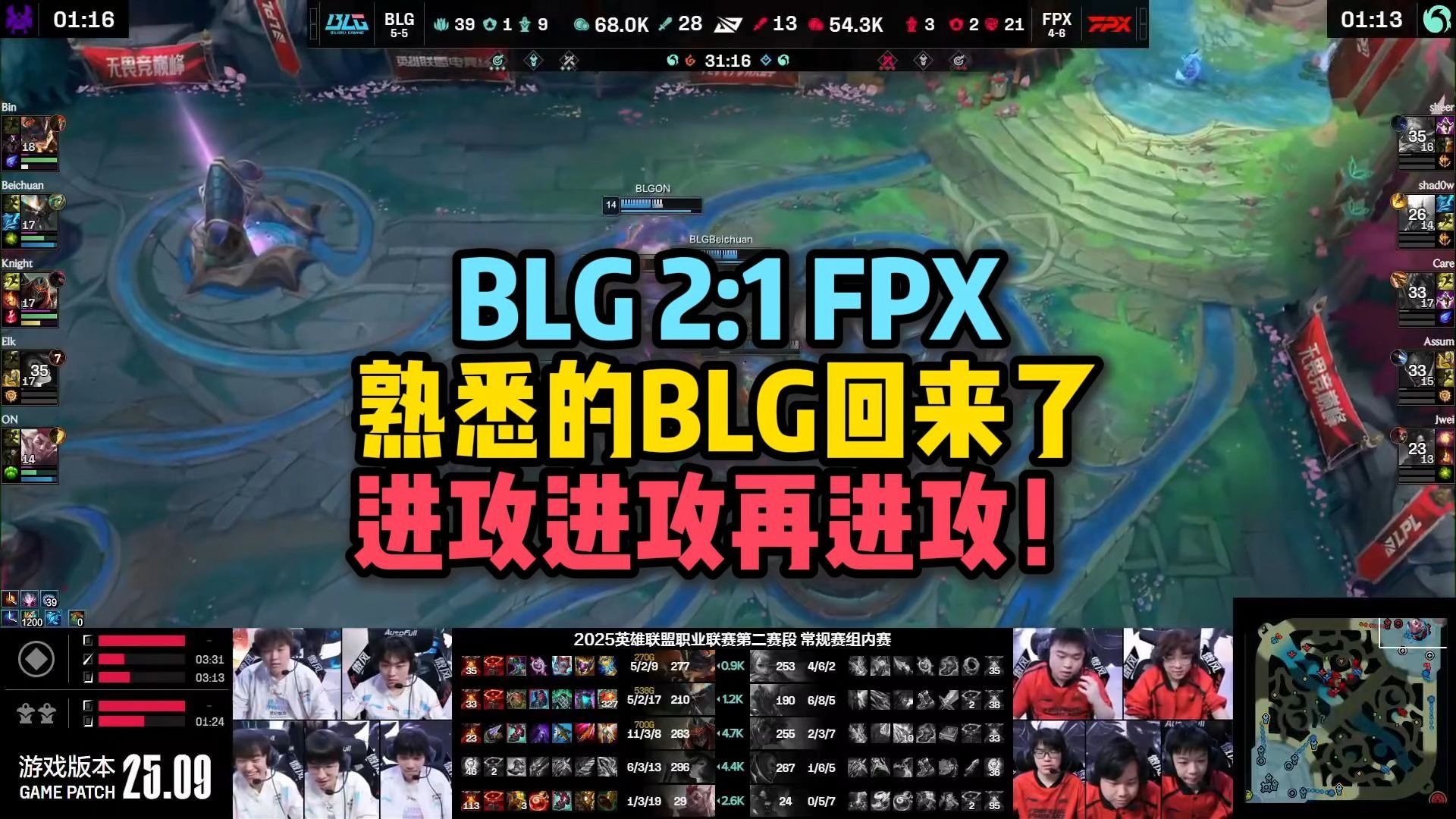 BLG完胜FPX，Bin关键制胜的简单介绍